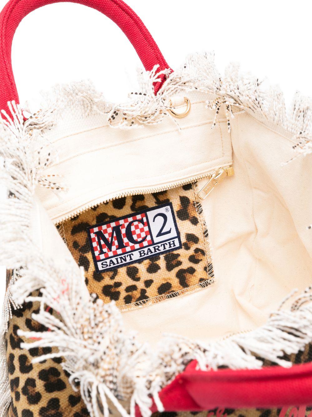 BORSA MINI VANITY ANIMALIER CON MANICI ROSSI MC2 SAINT BARTH - Angel Luxury