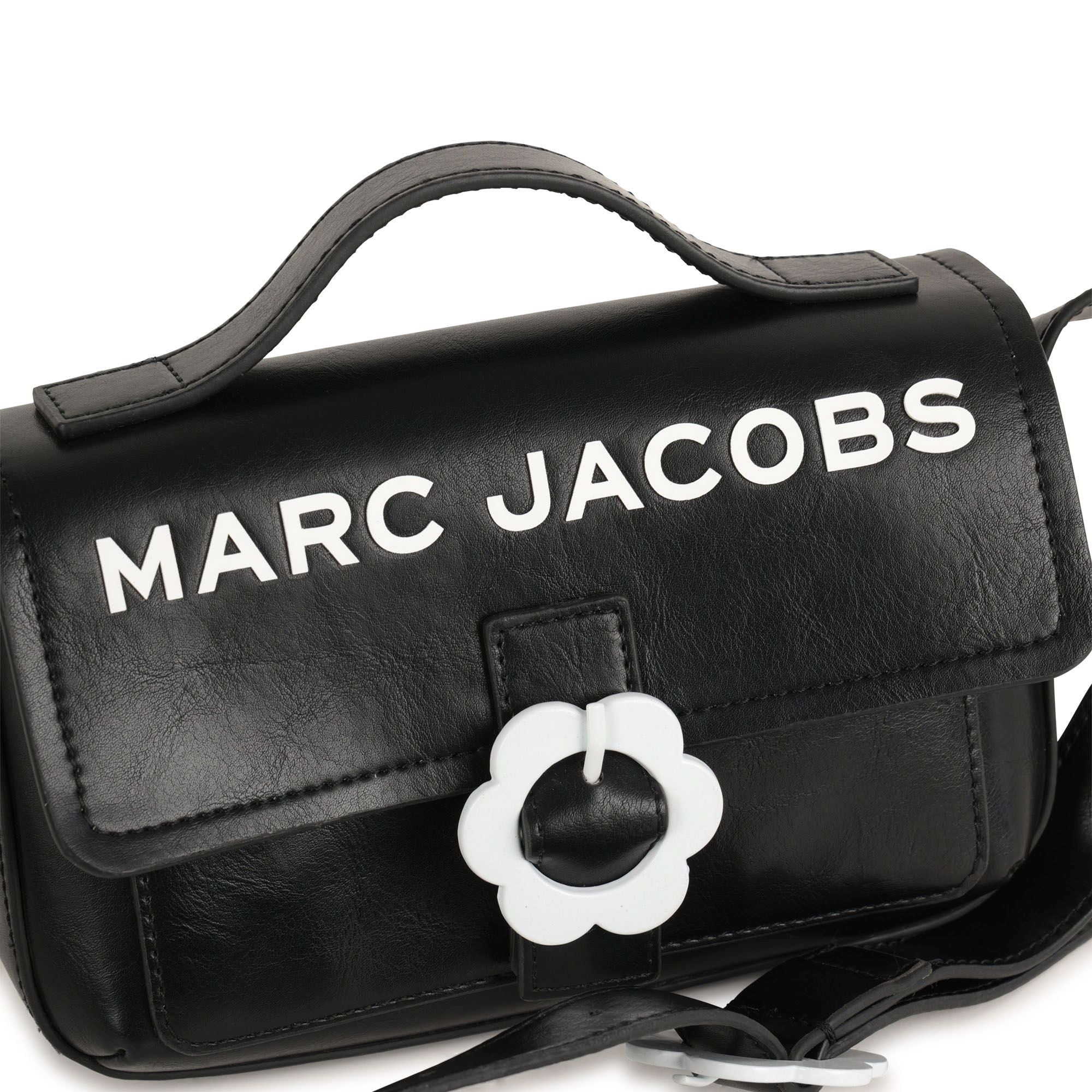 BORSA NERA CON LOGO BIANCO MARC JACOBS - Angel Luxury