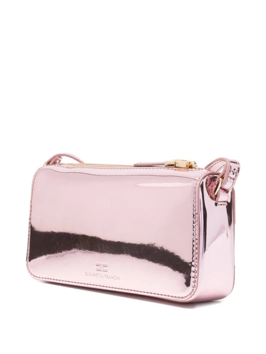 BORSA ROSA METALLIZZATA ELISABETTA FRANCHI - Angel Luxury
