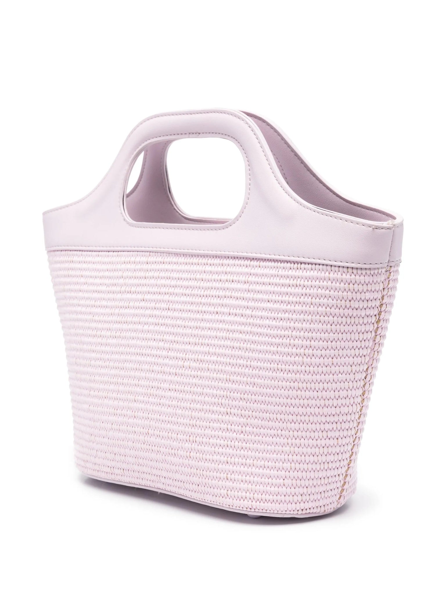BORSA TOTE IN PAGLIA ROSA MSGM - Angel Luxury