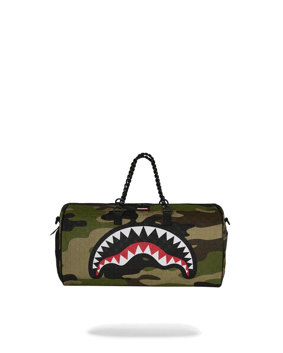 BORSONE WOODLAND CAMO CHECK CHAIN DUFFLE SPRAYGROUND - Angel Luxury