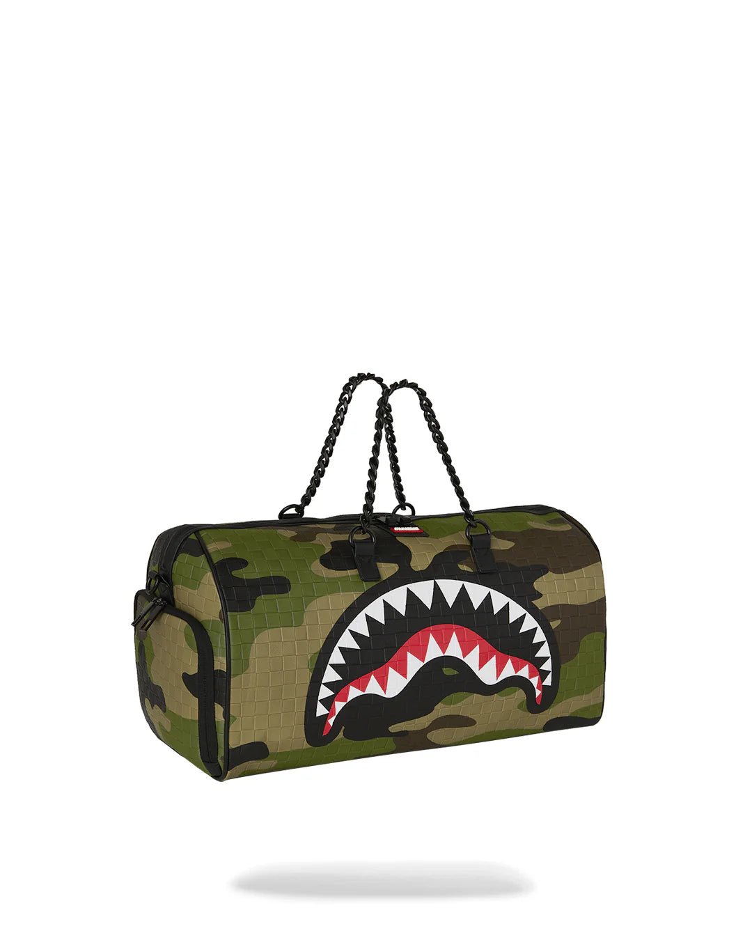 BORSONE WOODLAND CAMO CHECK CHAIN DUFFLE SPRAYGROUND - Angel Luxury