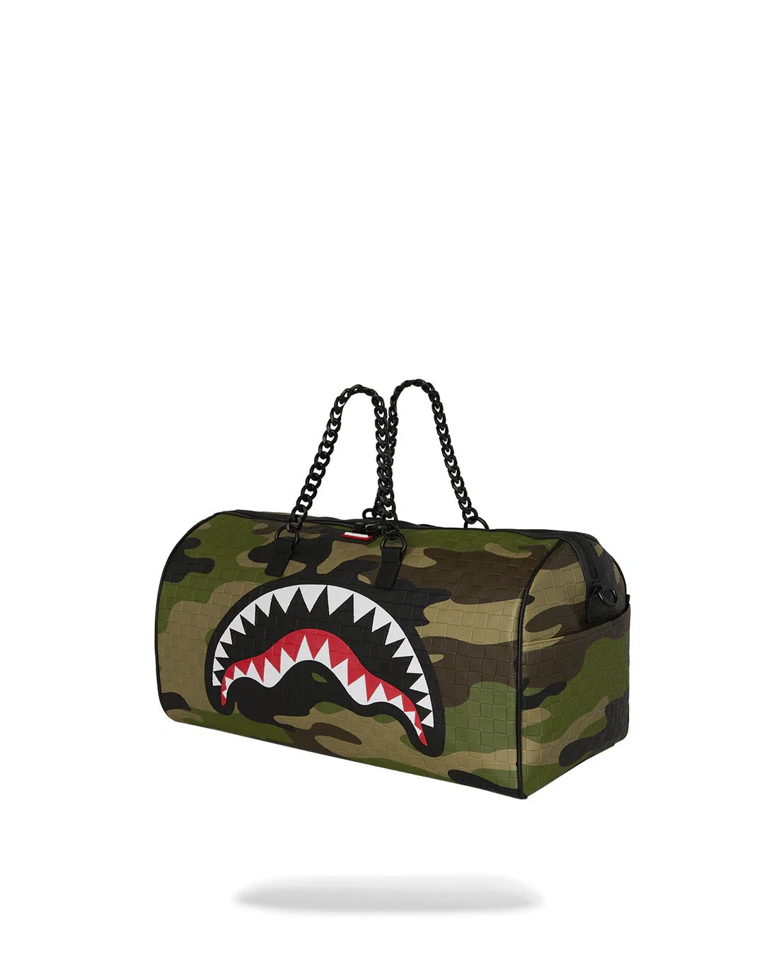 BORSONE WOODLAND CAMO CHECK CHAIN DUFFLE SPRAYGROUND - Angel Luxury
