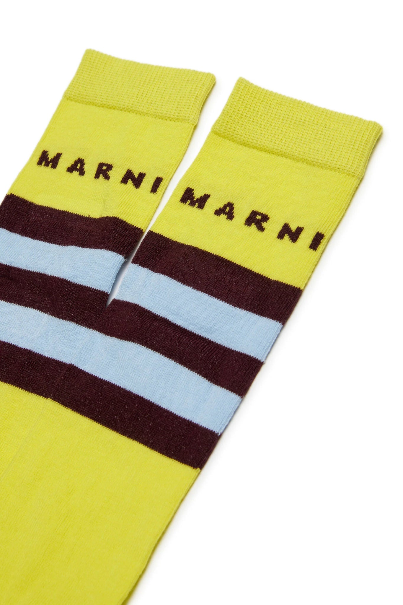 CALZINI GIALLO/CELESTE/MARRONE MARNI - Angel Luxury