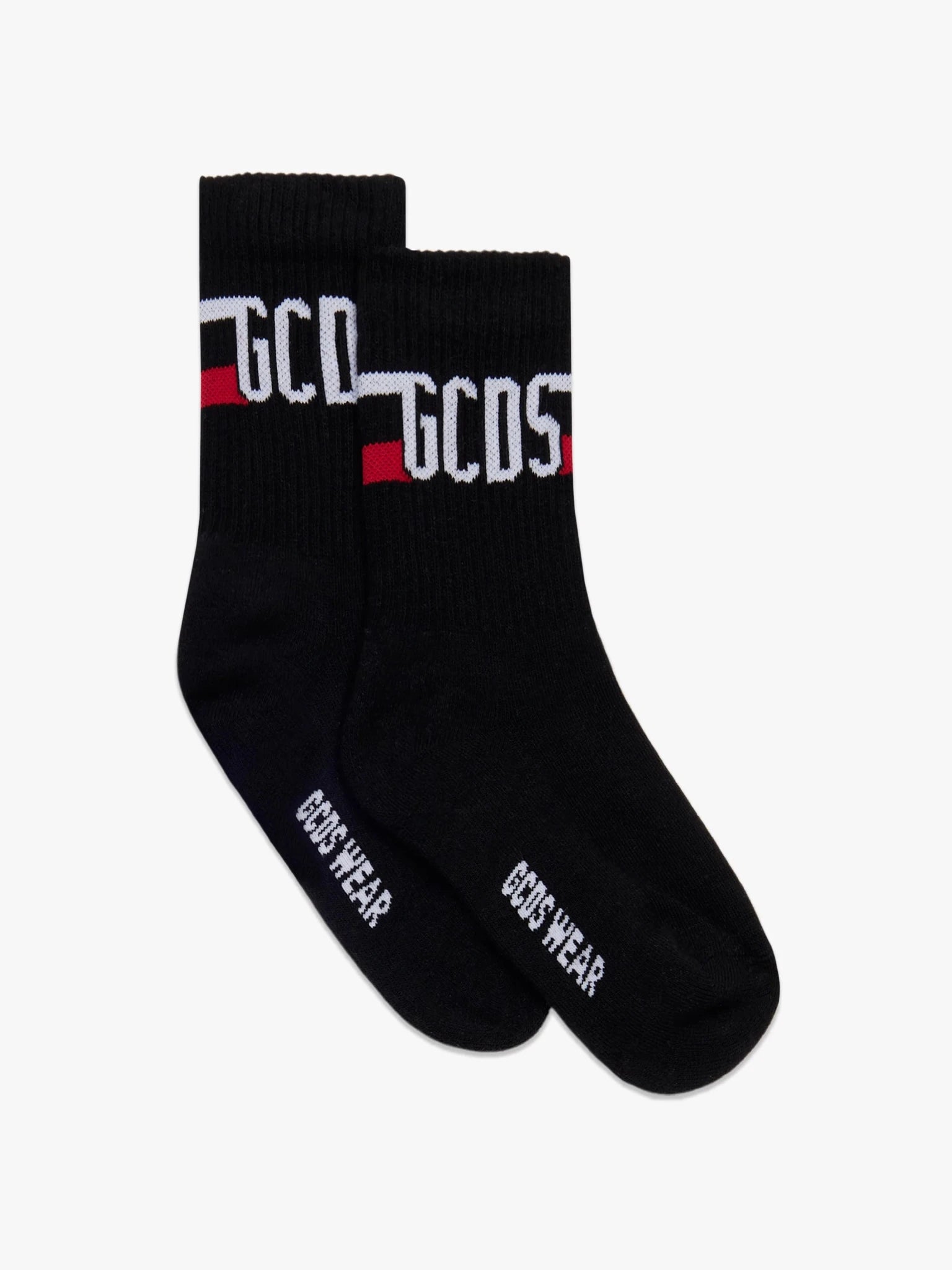 CALZINI NERI CON LOGO BIANCO GCDS - Angel Luxury