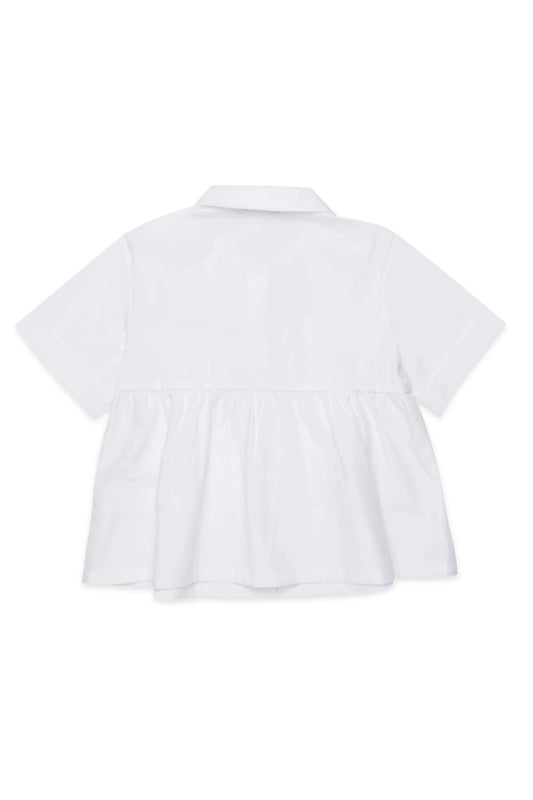 CAMICIA A MANICHE CORTE E LOGO MARNI - Angel Luxury