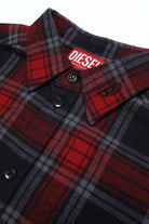 CAMICIA A QUADRI ROSSA DIESEL - Angel Luxury