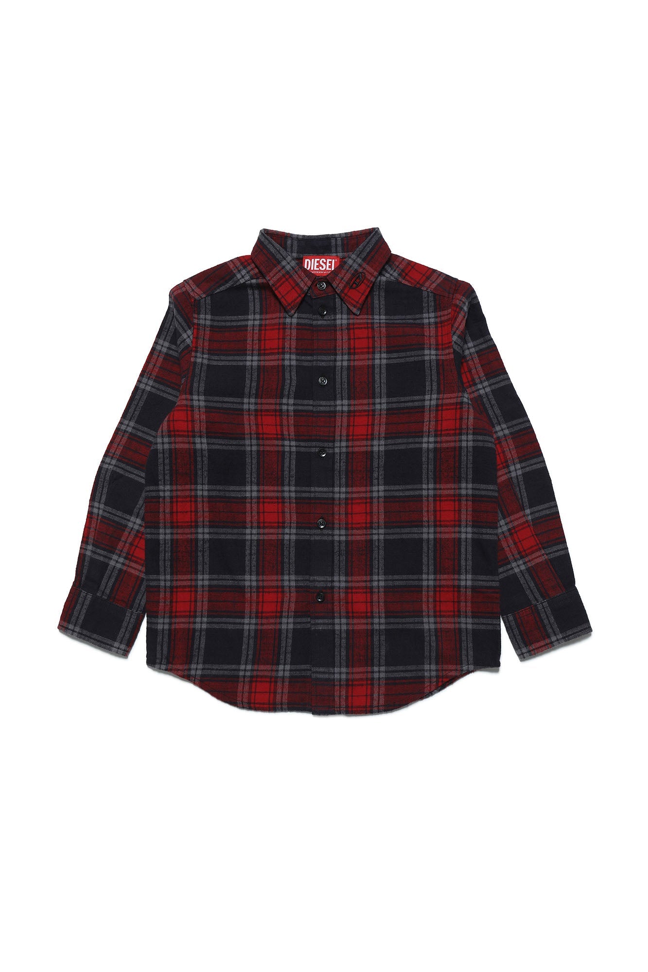 CAMICIA A QUADRI ROSSA DIESEL - Angel Luxury