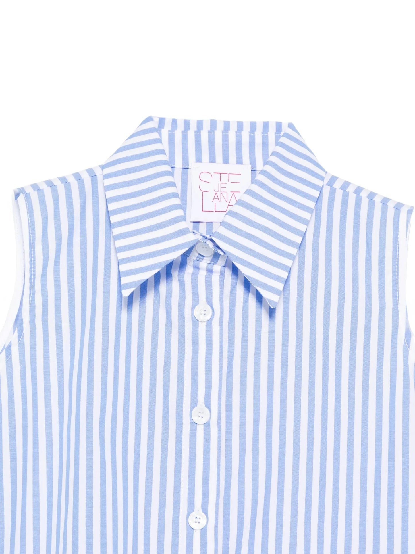 CAMICIA A RIGHE BIANCO E BLU STELLA JEAN - Angel Luxury