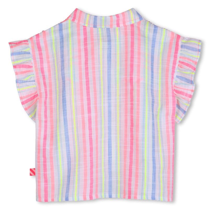 CAMICIA A RIGHE CON MANICHE ARRICCIATE BILLIEBLUSH - Angel Luxury