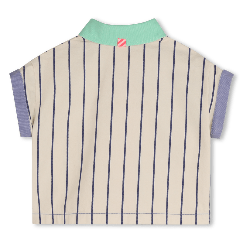 CAMICIA A RIGHE CON TASCHINO FLUO BILLIEBLUSH - Angel Luxury