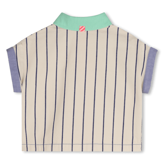 CAMICIA A RIGHE CON TASCHINO FLUO BILLIEBLUSH - Angel Luxury