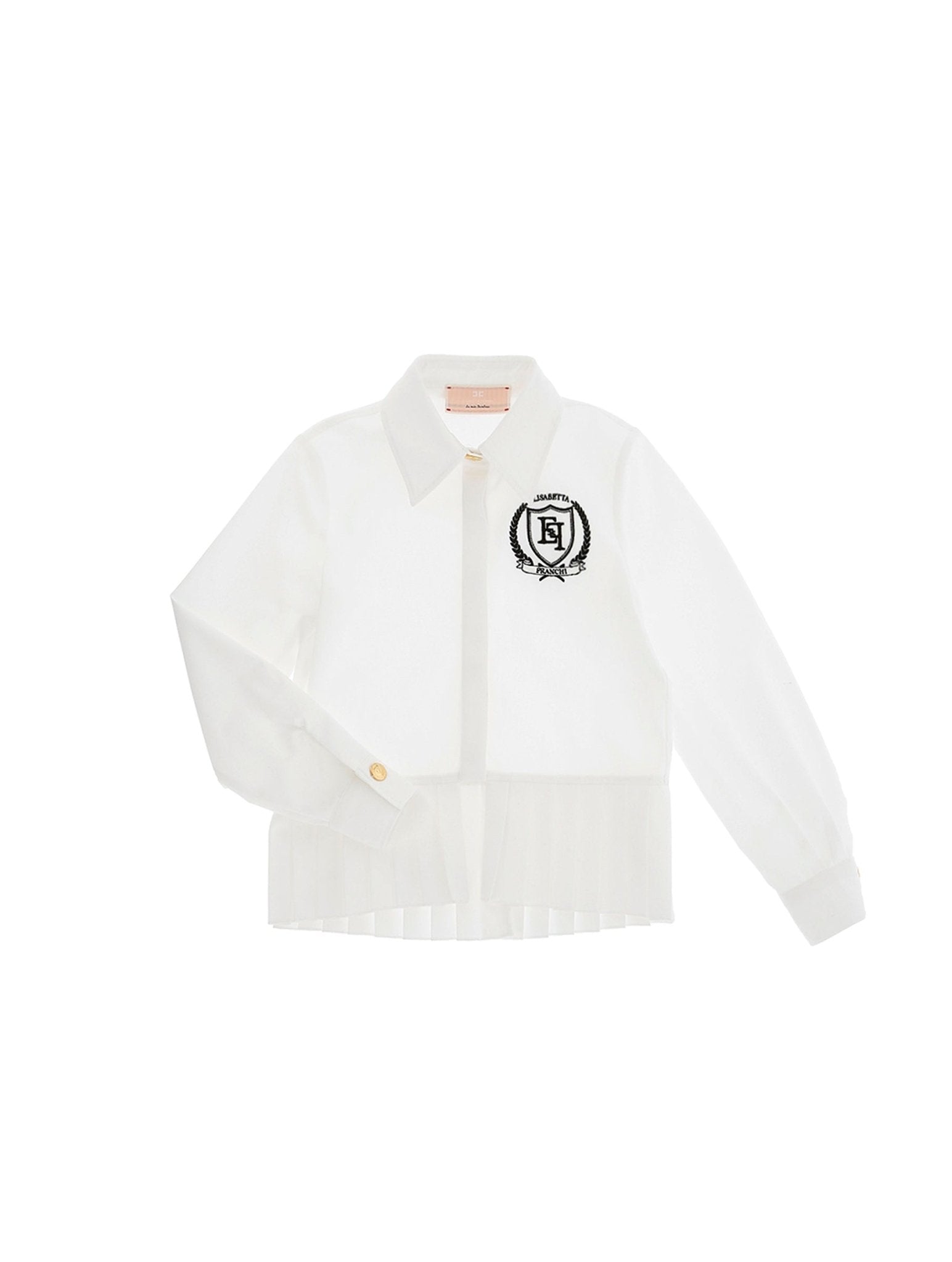 CAMICIA AVORIO/NERO ELISABETTA FRANCHI - Angel Luxury