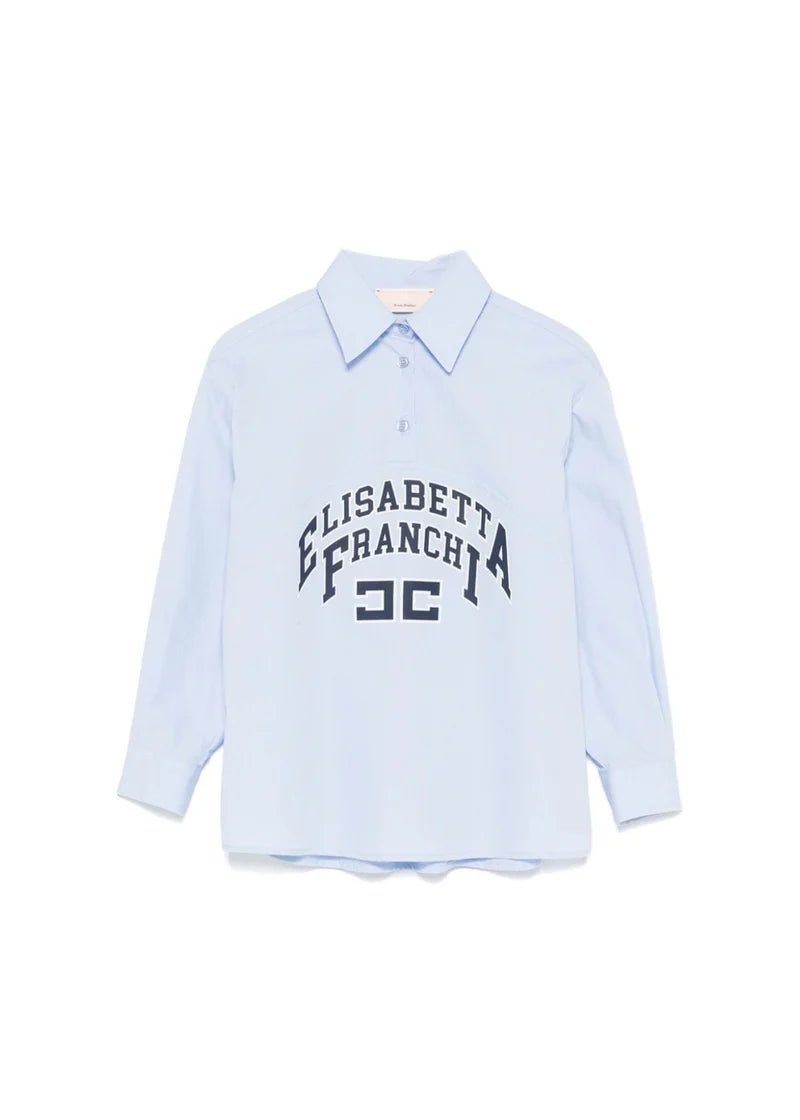 CAMICIA AZZURRA ELISABETTA FRANCHI - Angel Luxury