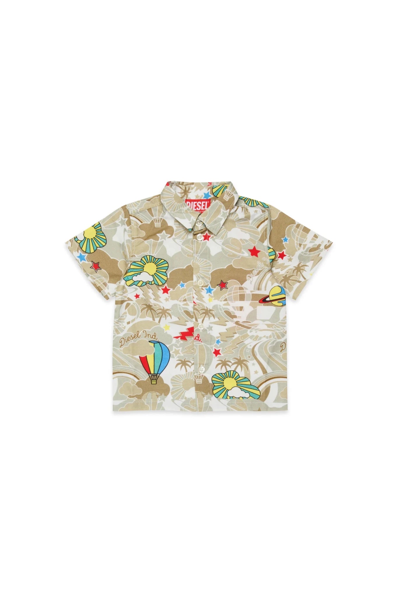 CAMICIA BEIGE CON FANTASIA DIESEL - Angel Luxury