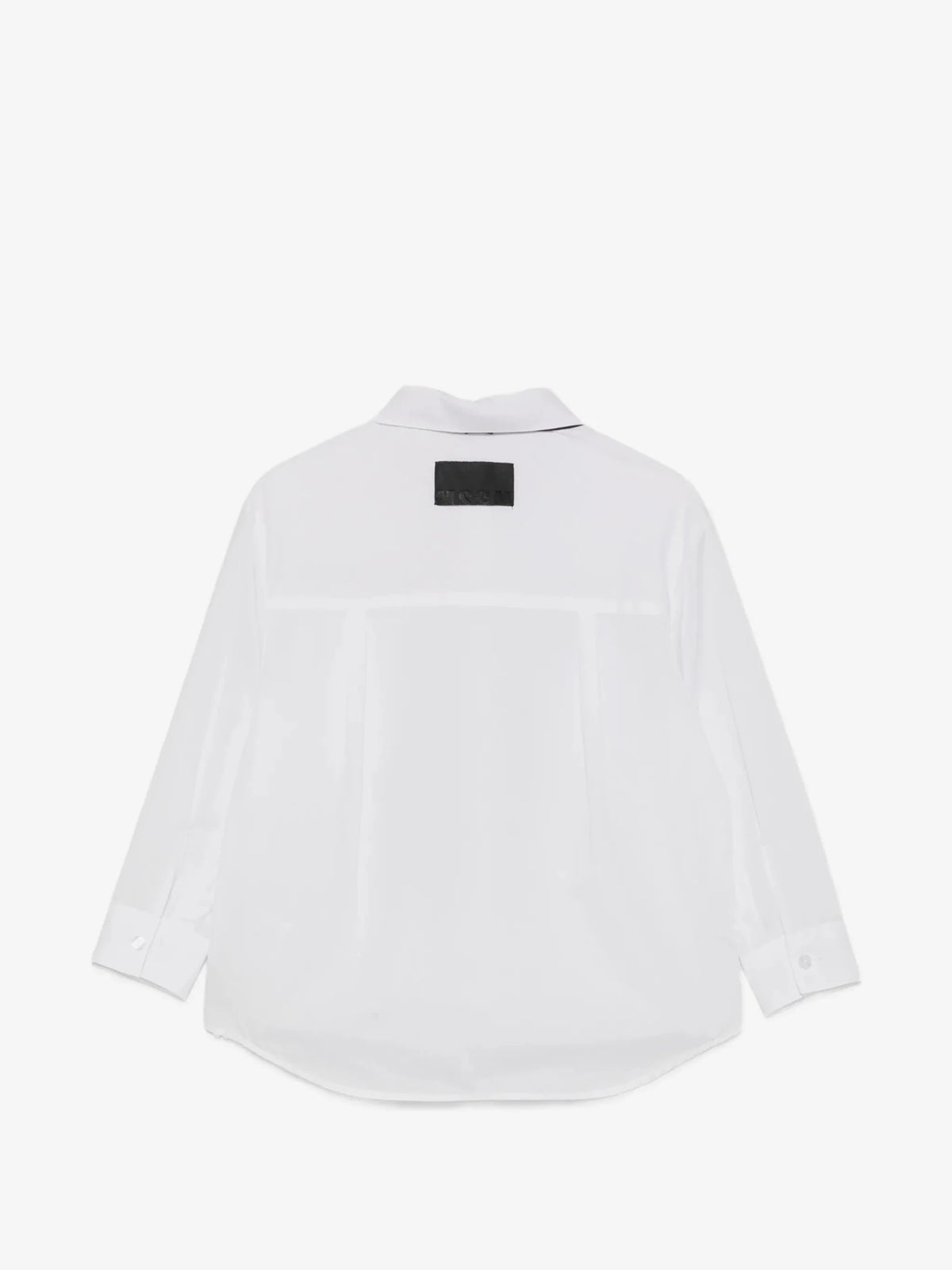 CAMICIA BIANCA CON CRAVATTA A RIGHE MSGM - Angel Luxury