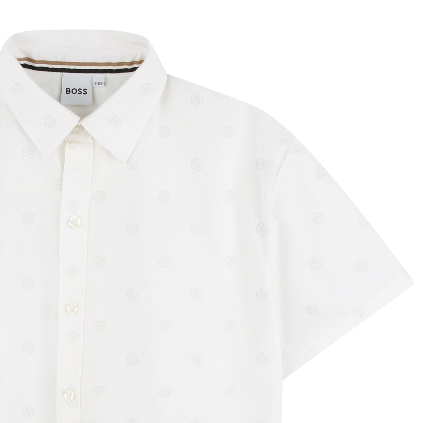 CAMICIA BIANCA CON LOGO HUGO BOSS - Angel Luxury
