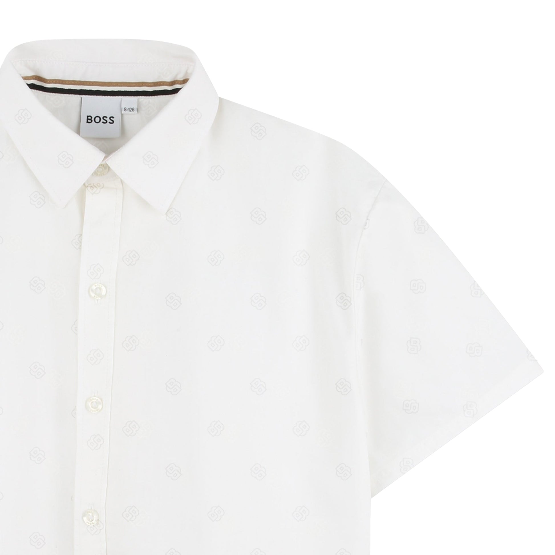 CAMICIA BIANCA CON LOGO HUGO BOSS - Angel Luxury