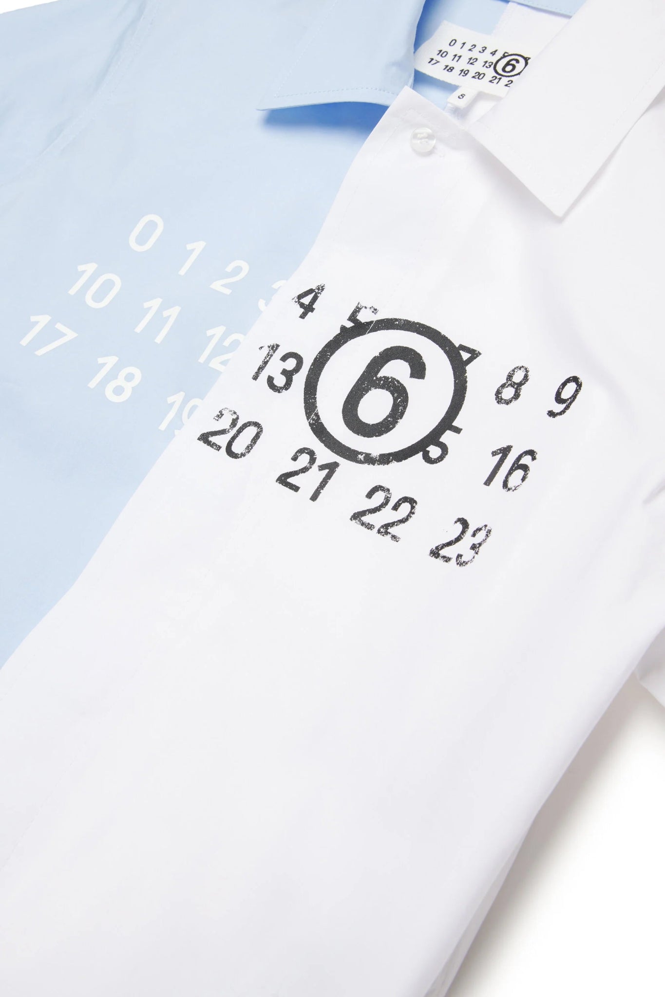 CAMICIA BIANCA/AZZURRO MAISON MARGIELA - Angel Luxury