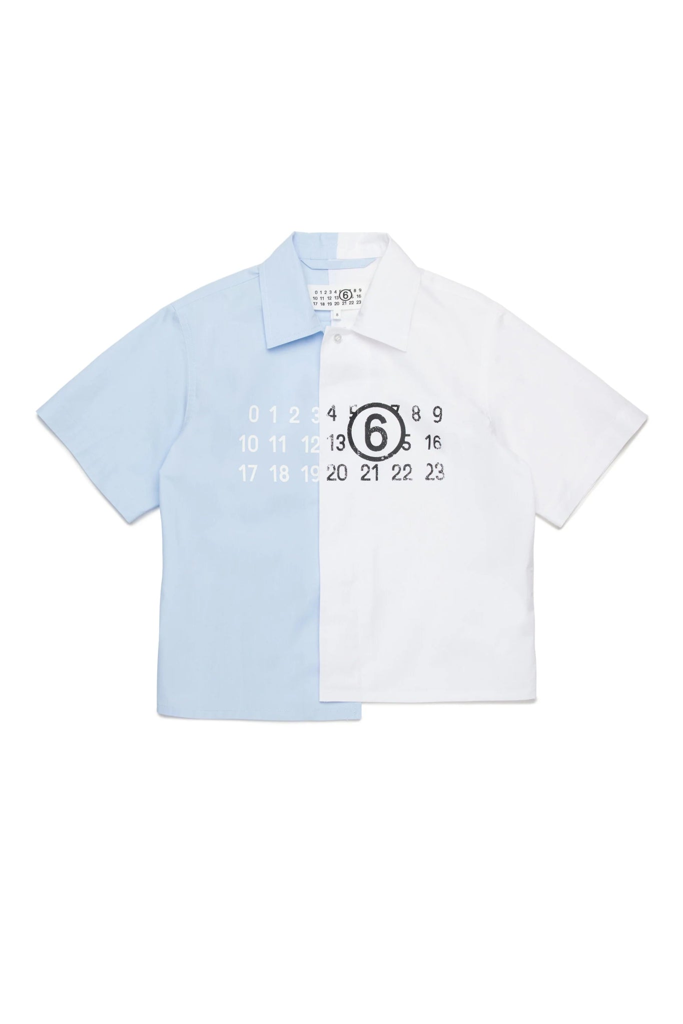 CAMICIA BIANCA/AZZURRO MAISON MARGIELA - Angel Luxury
