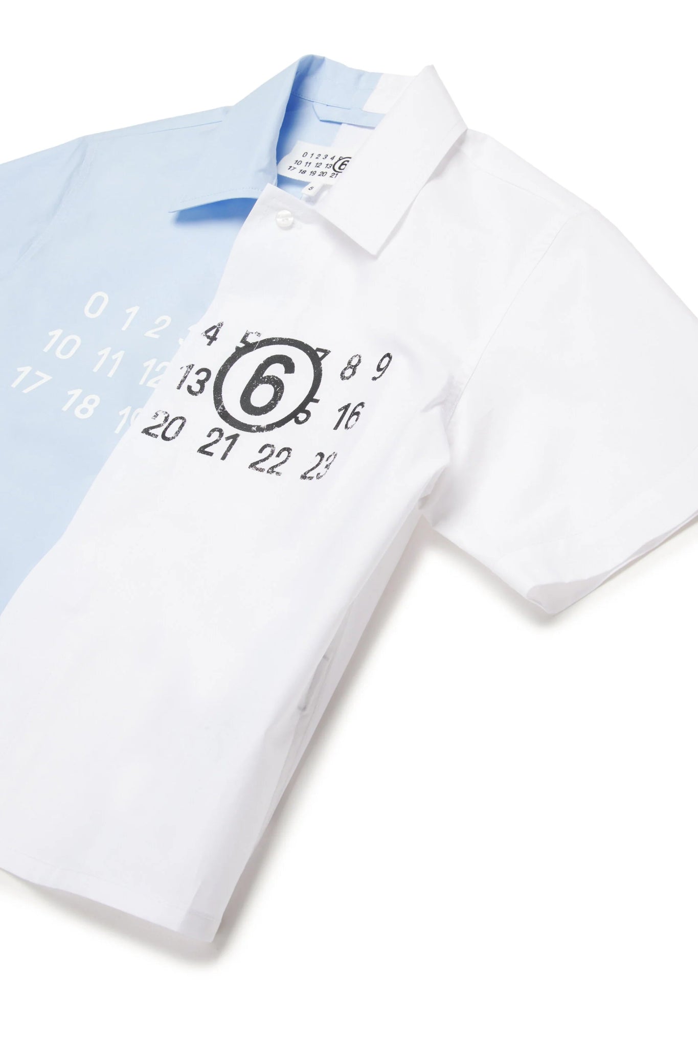 CAMICIA BIANCA/AZZURRO MAISON MARGIELA - Angel Luxury