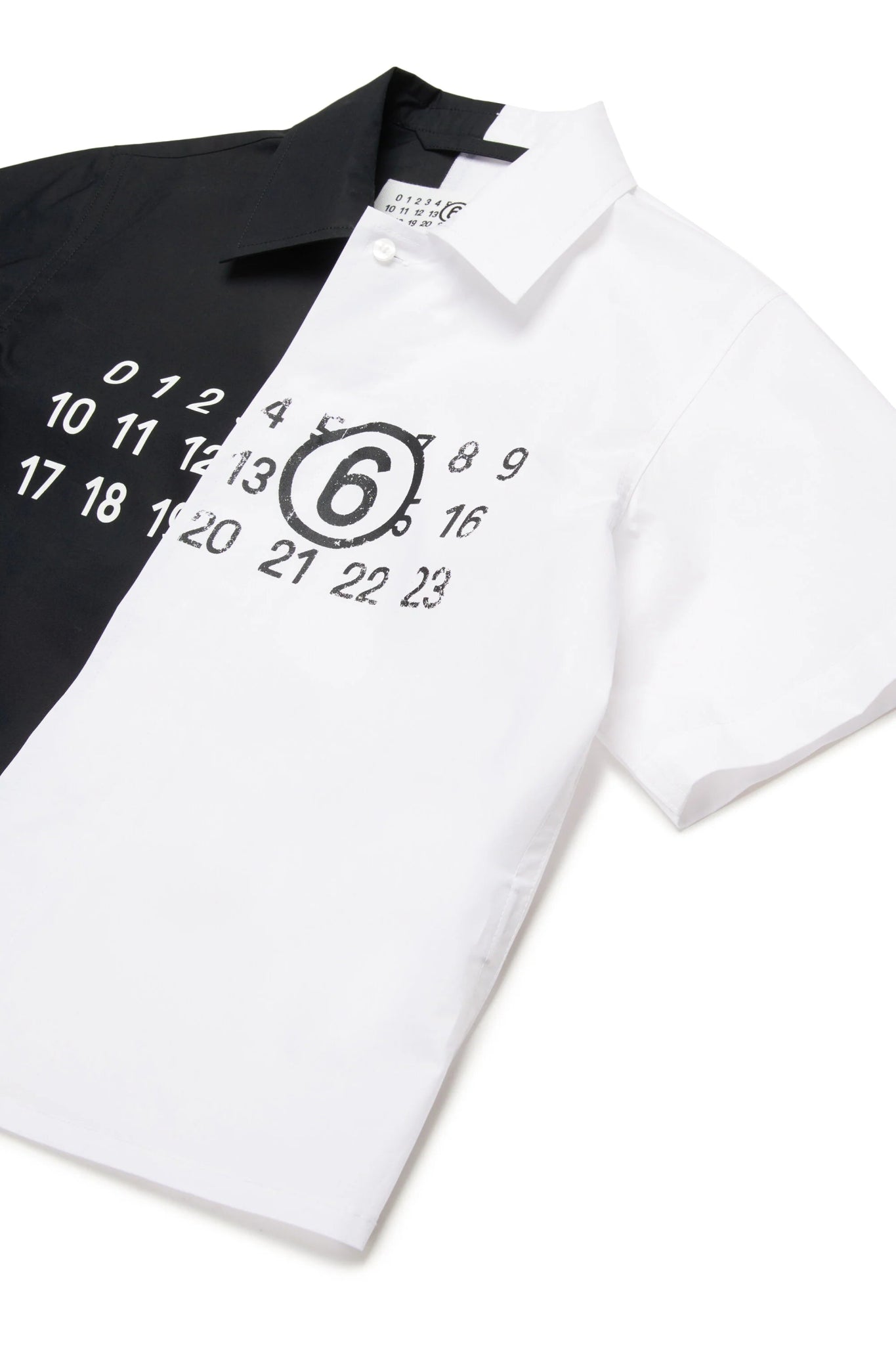 CAMICIA BIANCA/NERO MAISON MARGIELA - Angel Luxury