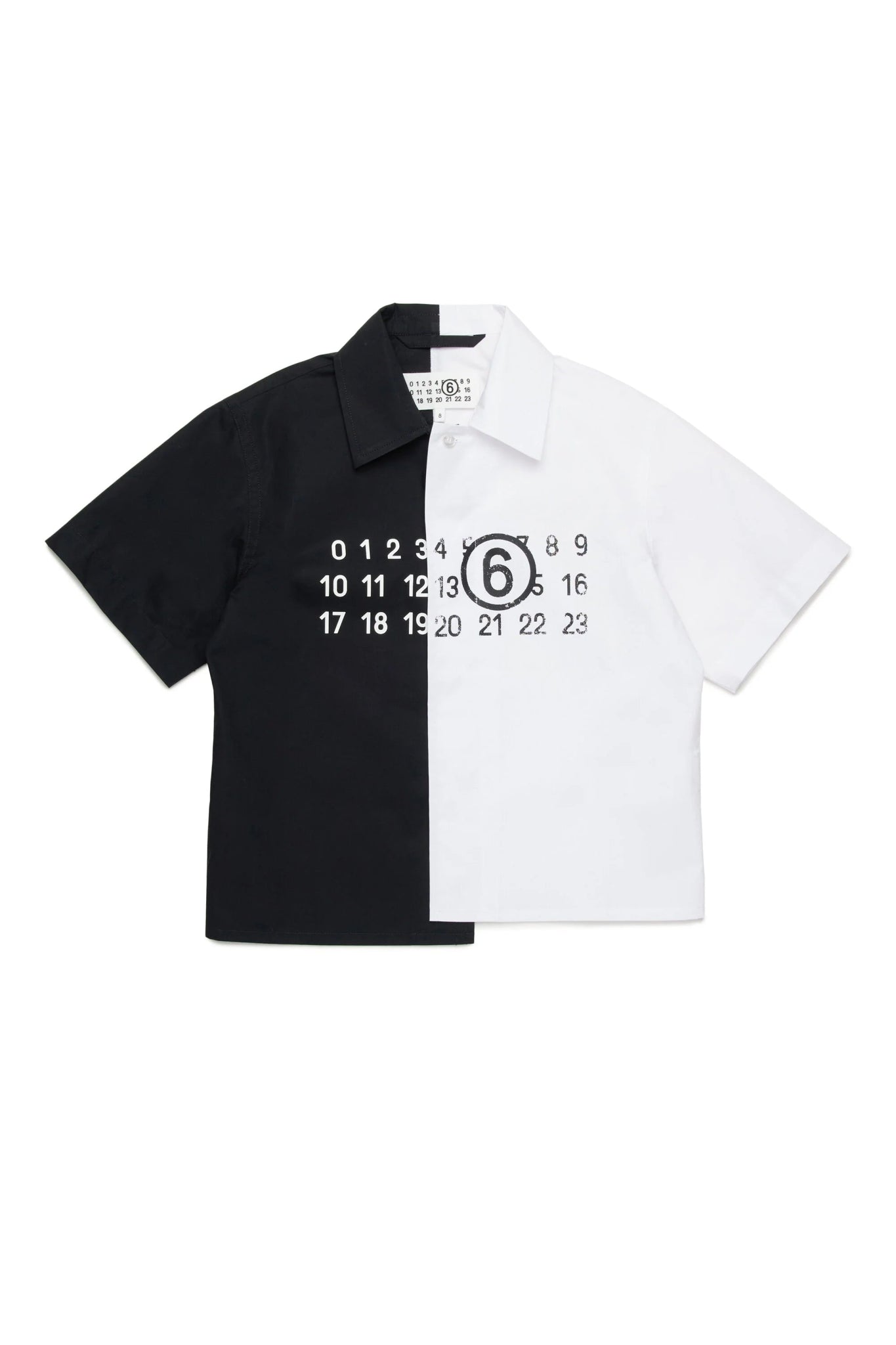 CAMICIA BIANCA/NERO MAISON MARGIELA - Angel Luxury