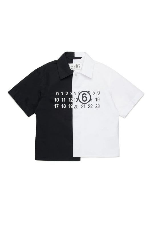 CAMICIA BIANCA/NERO MAISON MARGIELA - Angel Luxury