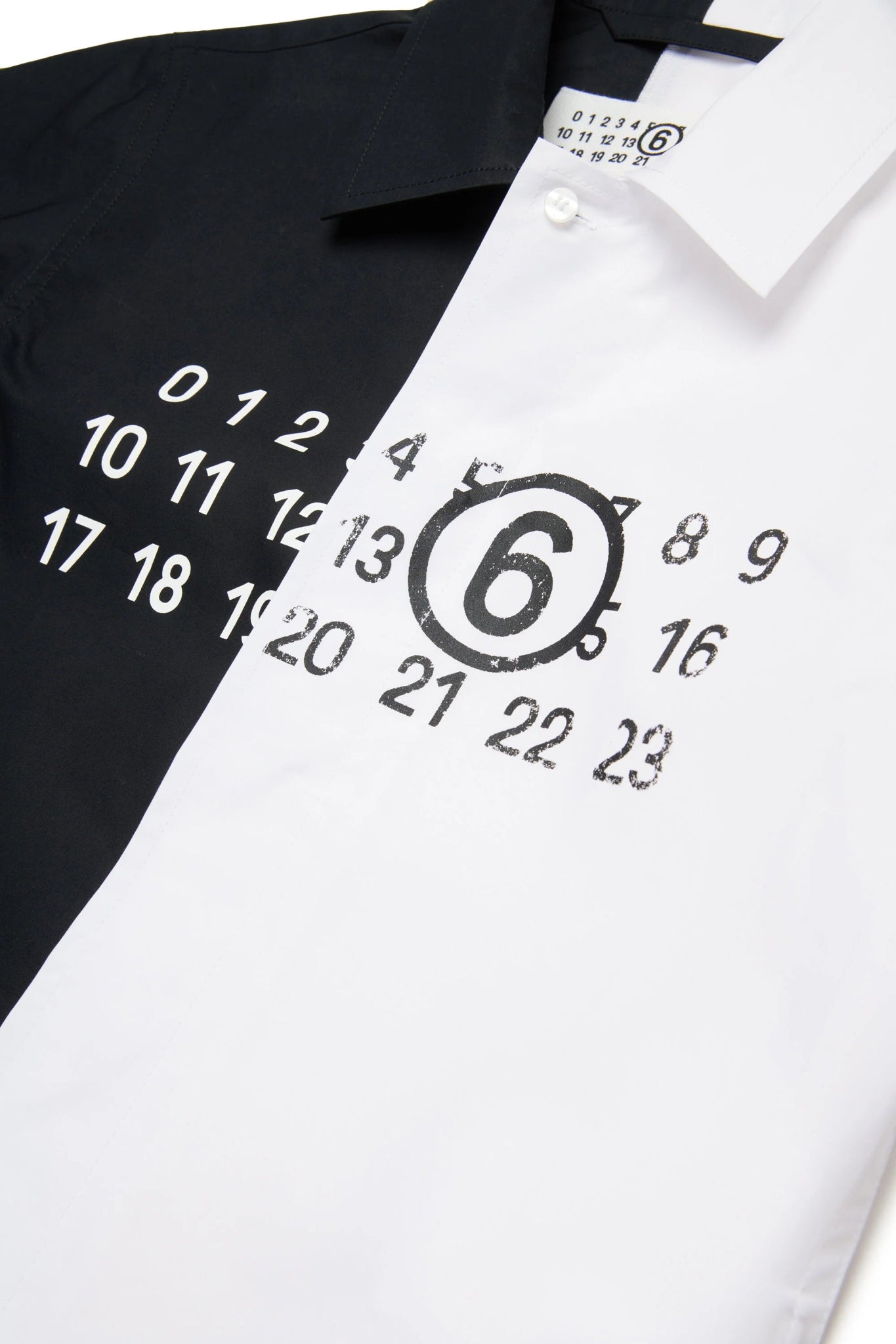 CAMICIA BIANCA/NERO MAISON MARGIELA - Angel Luxury