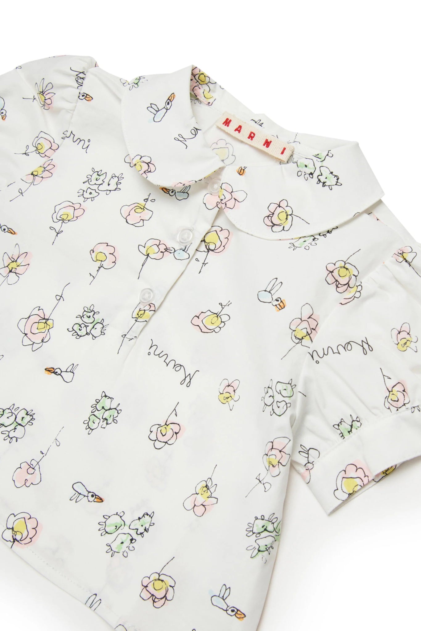CAMICIA CON FANTASIA A FIORI MARNI - Angel Luxury