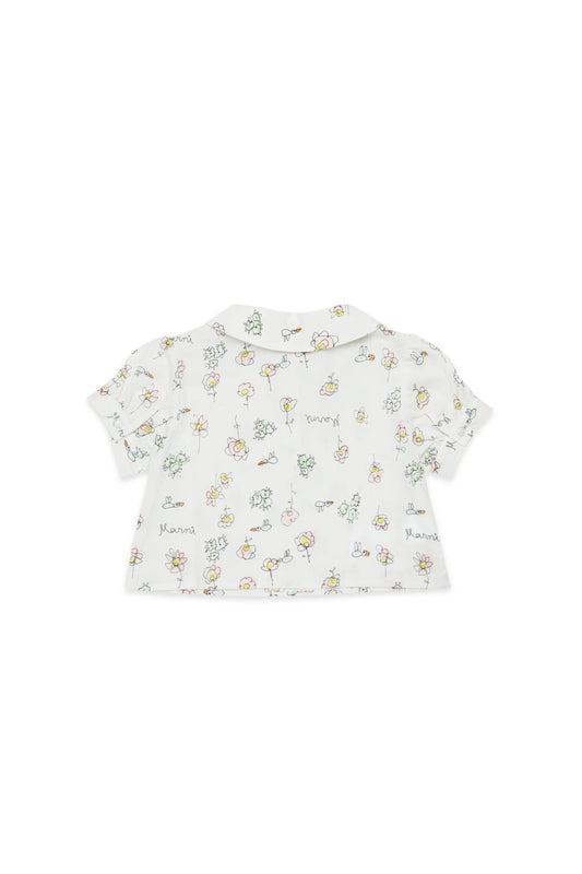 CAMICIA CON FANTASIA A FIORI MARNI - Angel Luxury