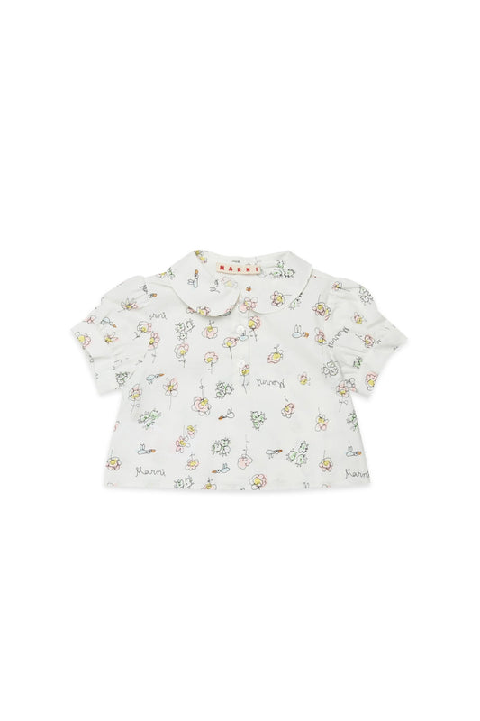 CAMICIA CON FANTASIA A FIORI MARNI - Angel Luxury