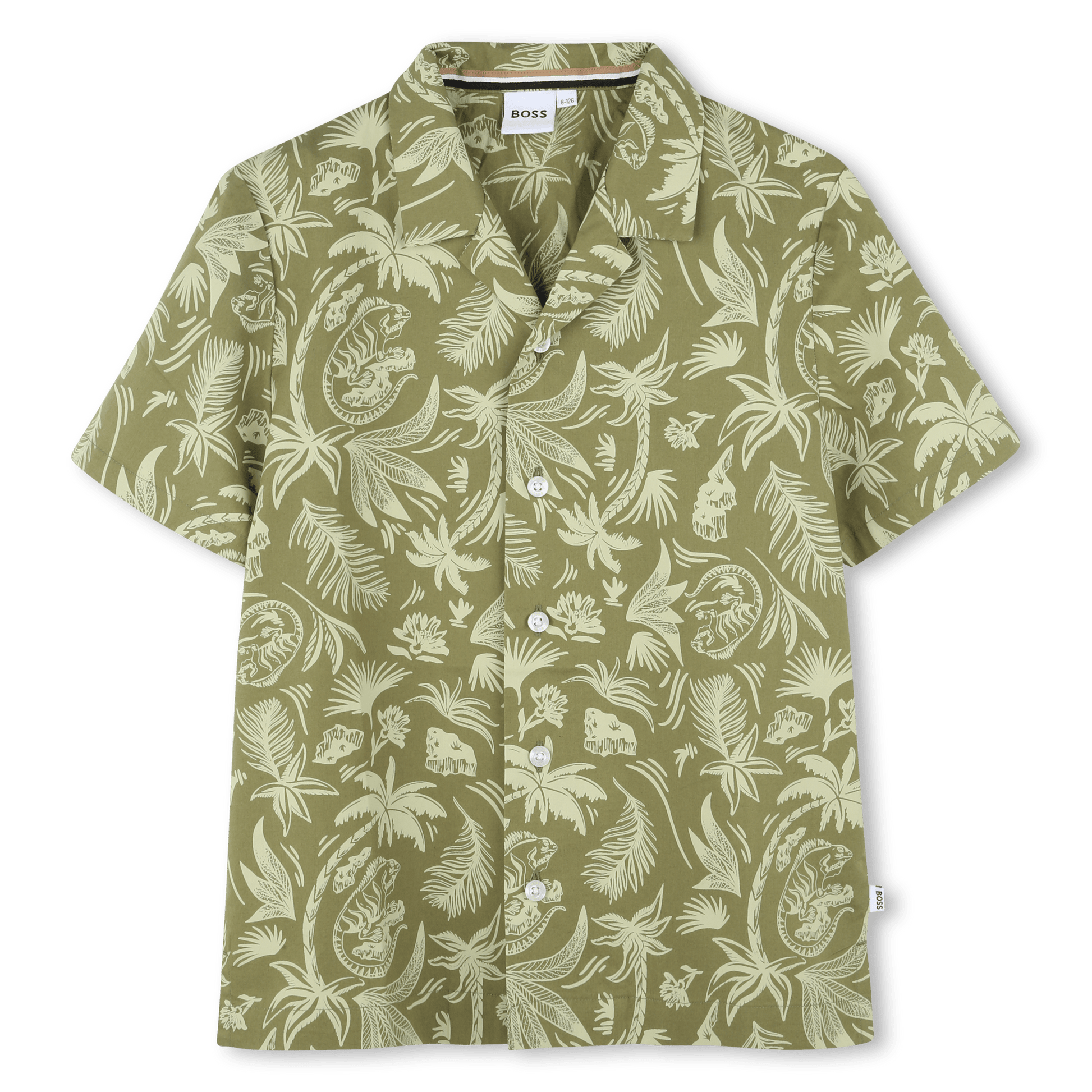 CAMICIA CON PALME VERDE HUGO BOSS - Angel Luxury