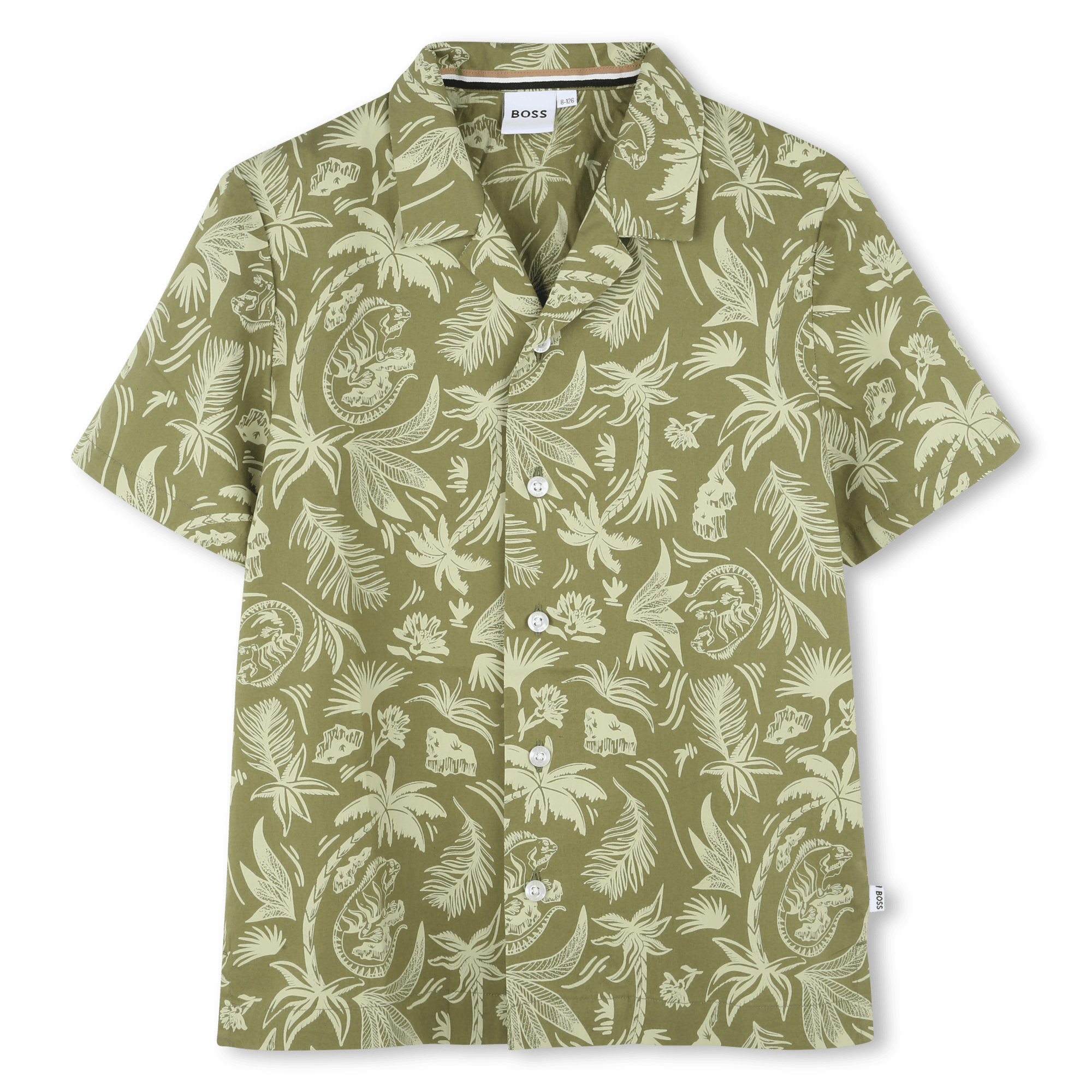 CAMICIA CON PALME VERDE HUGO BOSS - Angel Luxury