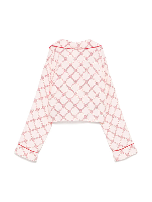 CAMICIA CON TASCHINO CON FIOCCO ROSSO ELISABETTA FRANCHI - Angel Luxury