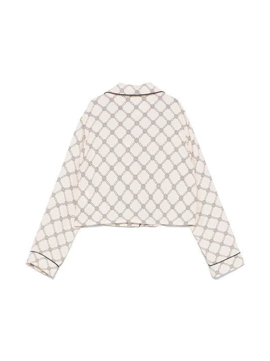 CAMICIA CON TASCHINO FIOCCO LOGATA ELISABETTA FRANCHI - Angel Luxury