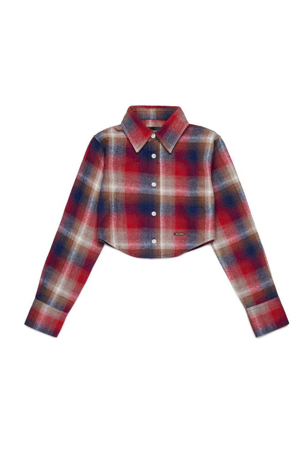 CAMICIA CORTA A QUADRI ROSSA DSQUARED2 - Angel Luxury
