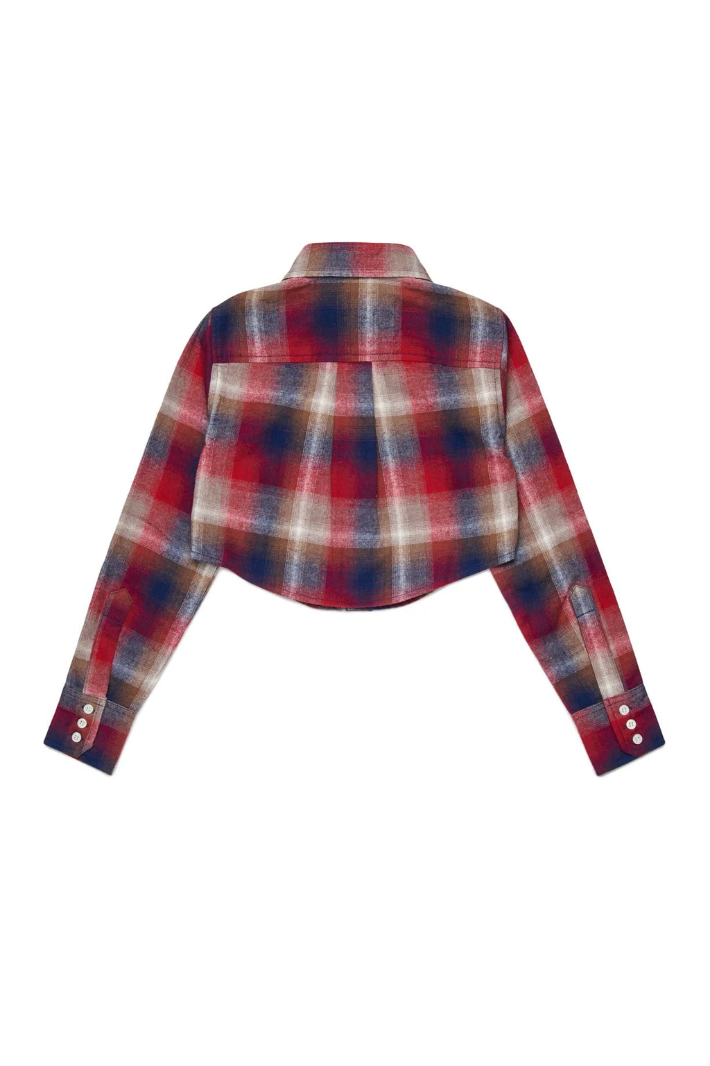 CAMICIA CORTA A QUADRI ROSSA DSQUARED2 - Angel Luxury