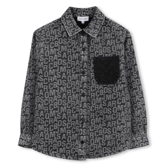CAMICIA IN DENI NERO LOGATA MARC JACOBS - Angel Luxury