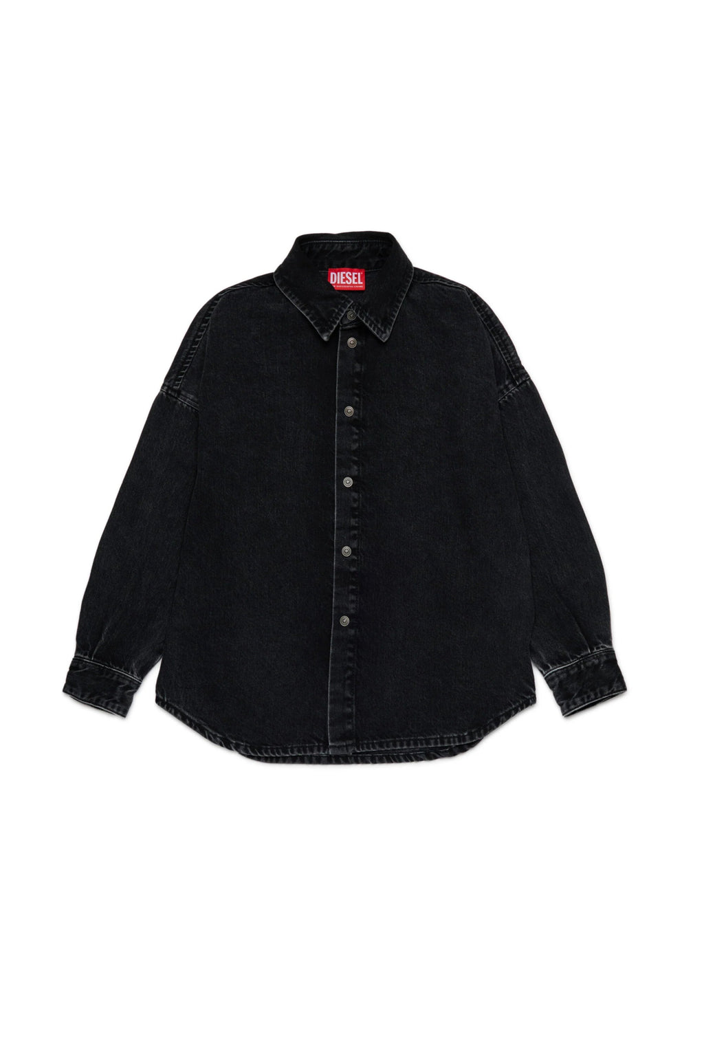 CAMICIA IN DENIM NERA DIESEL - Angel Luxury