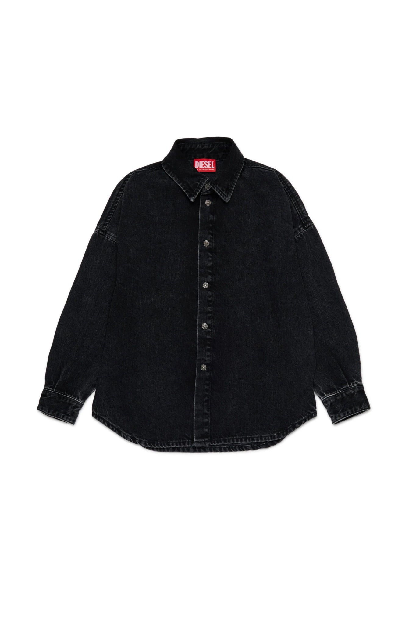 CAMICIA IN DENIM NERA DIESEL - Angel Luxury