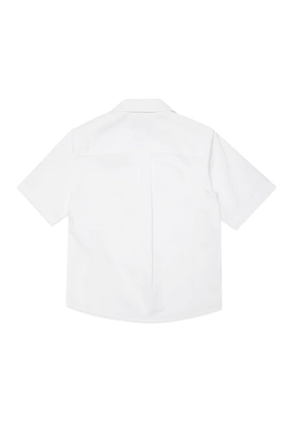 CAMICIA IN POPELINE CON PATCH LOGO SURF DSQUARED2 - Angel Luxury