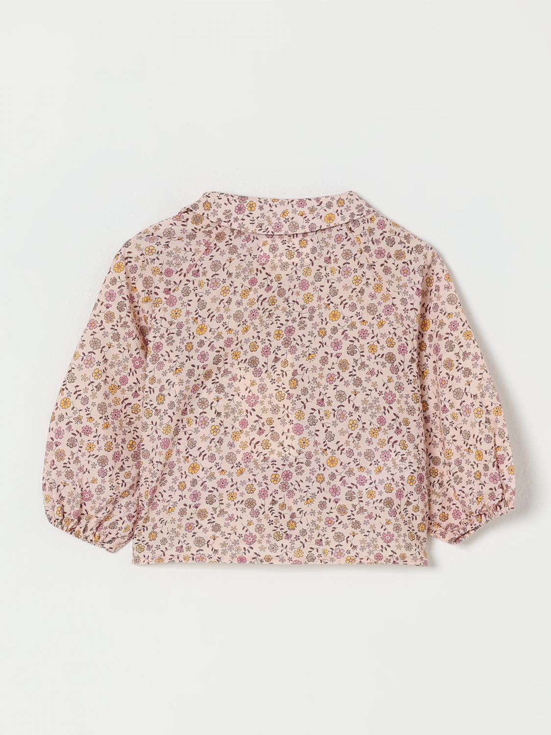 CAMICIA PER NEONATA ROSA FLOREALE TEDDY&MINOU - Angel Luxury