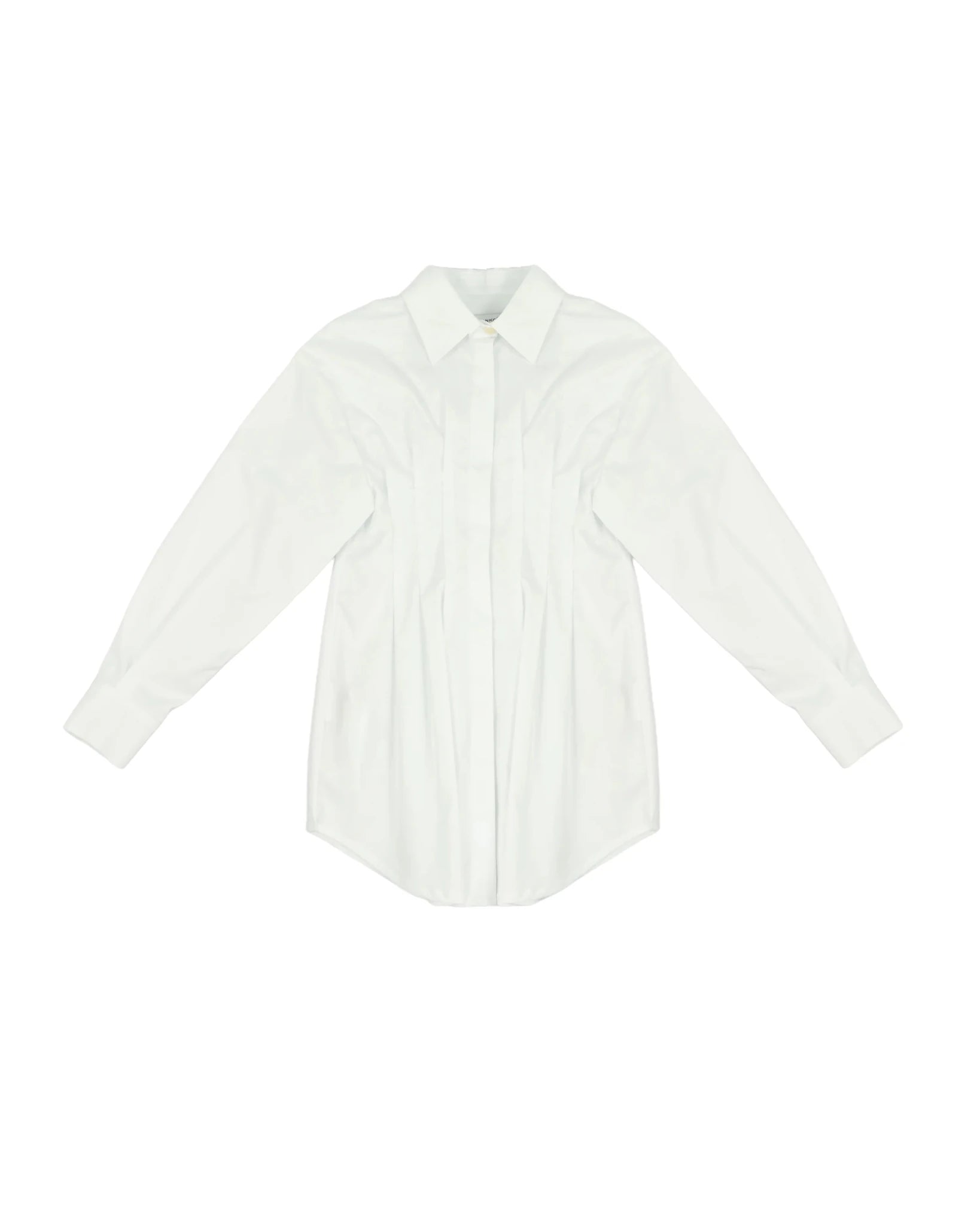 CAMICIONE BIANCO CON LOGO SUL RETRO PINKO - Angel Luxury