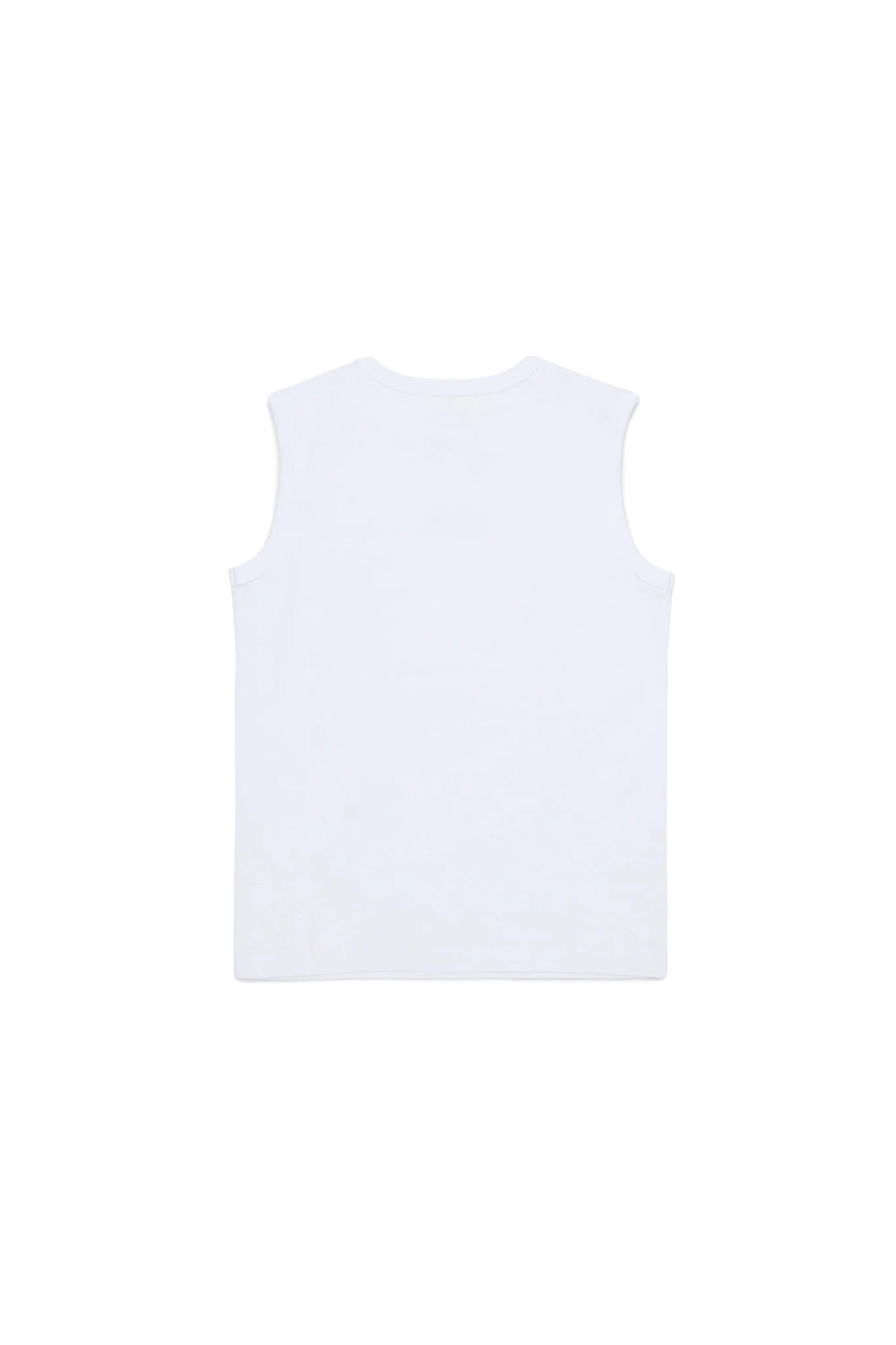 CANOTTA BIANCA CON LOGO NUMERO NERO MAISON MARGIELA - Angel Luxury