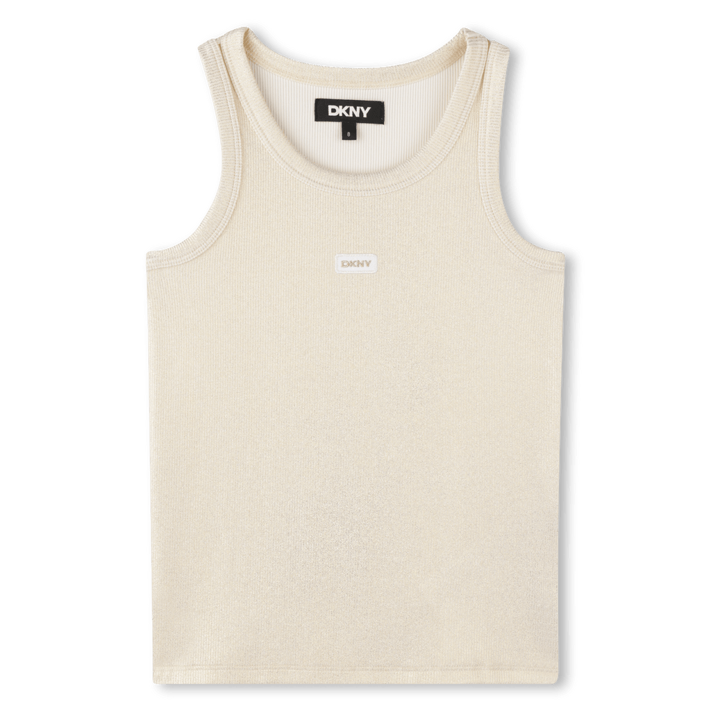 CANOTTA BRILLANTINATA ORO DKNY - Angel Luxury
