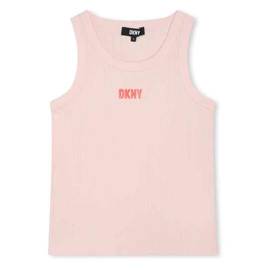 CANOTTA ROSA CON LOGO DKNY - Angel Luxury