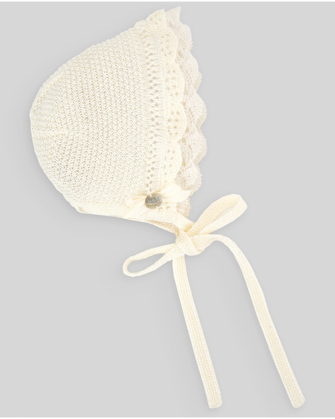 CAPPELLINO NEONATA BEIGE PAZ - Angel Luxury