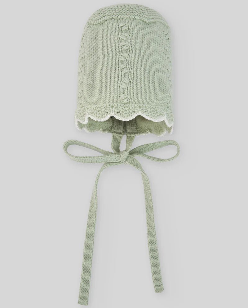 CAPPELLINO VERDE PALO/CREMA CON LACCI PAZ RODRIGUEZ - Angel Luxury