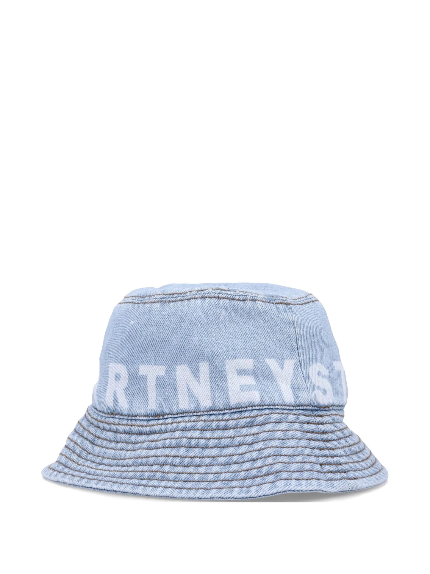 CAPPELLO BUCKET IN DENIM CON LOGO STELLA MCCARTNEY - Angel Luxury